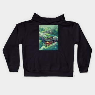 Library Wanderlust in Nature Bookish Library Day Celebrates Book Nerd Community Kids Hoodie
